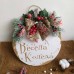Коледен венец/кръг "Весела Коледа"